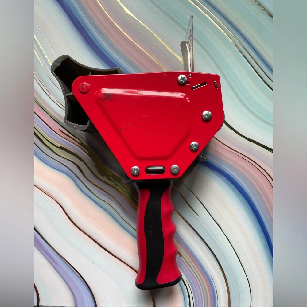Scotch Red And Black Packing Tape dispenser / Box Sealer